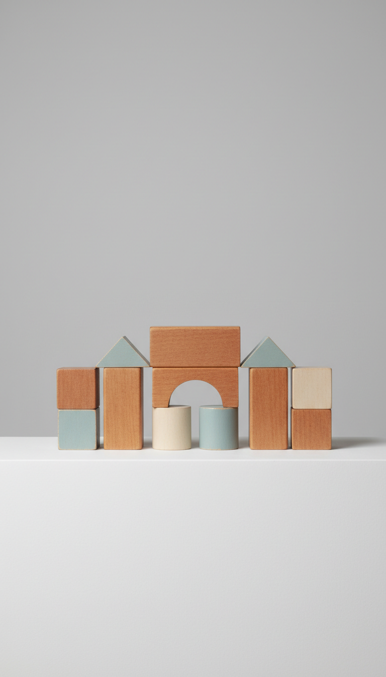 Heirloom Wooden Block Set in Maple